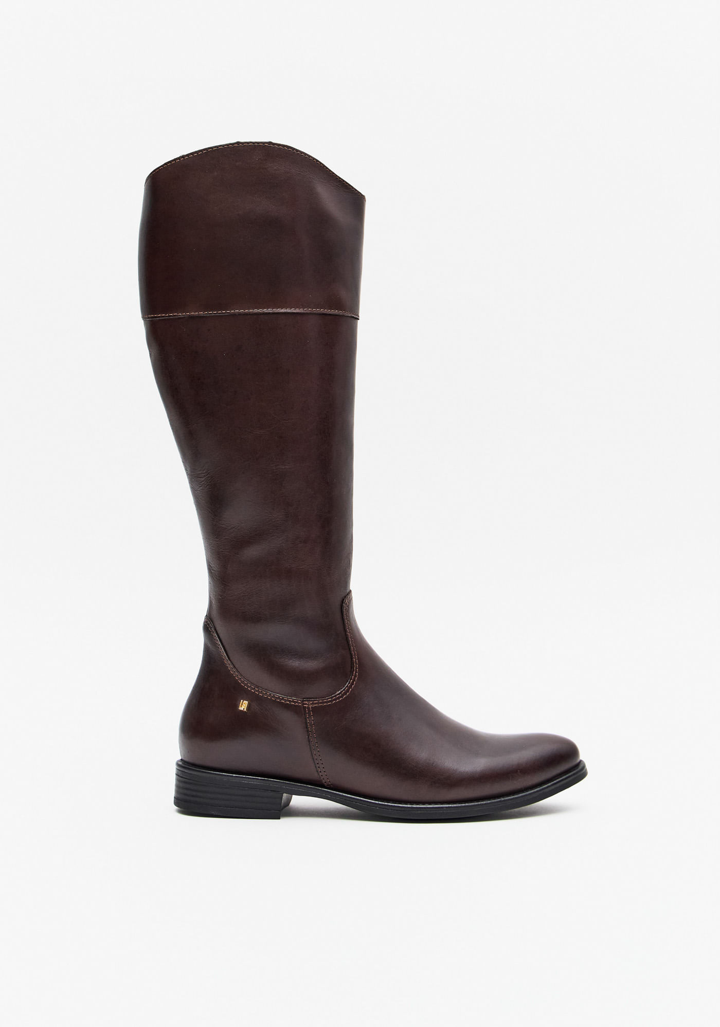 Bota Montaria De Couro Cano Longo