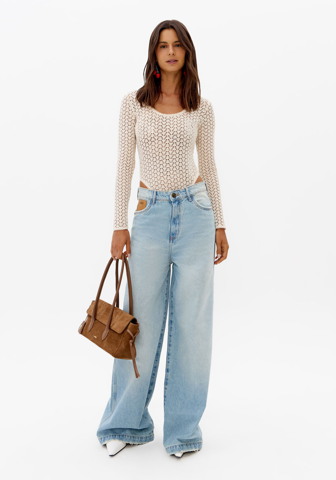 Calça Jeans Relaxed Cintura Média