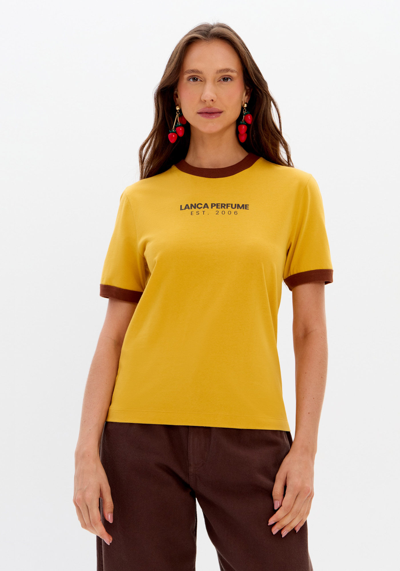 T-Shirt Regular Com Estampa