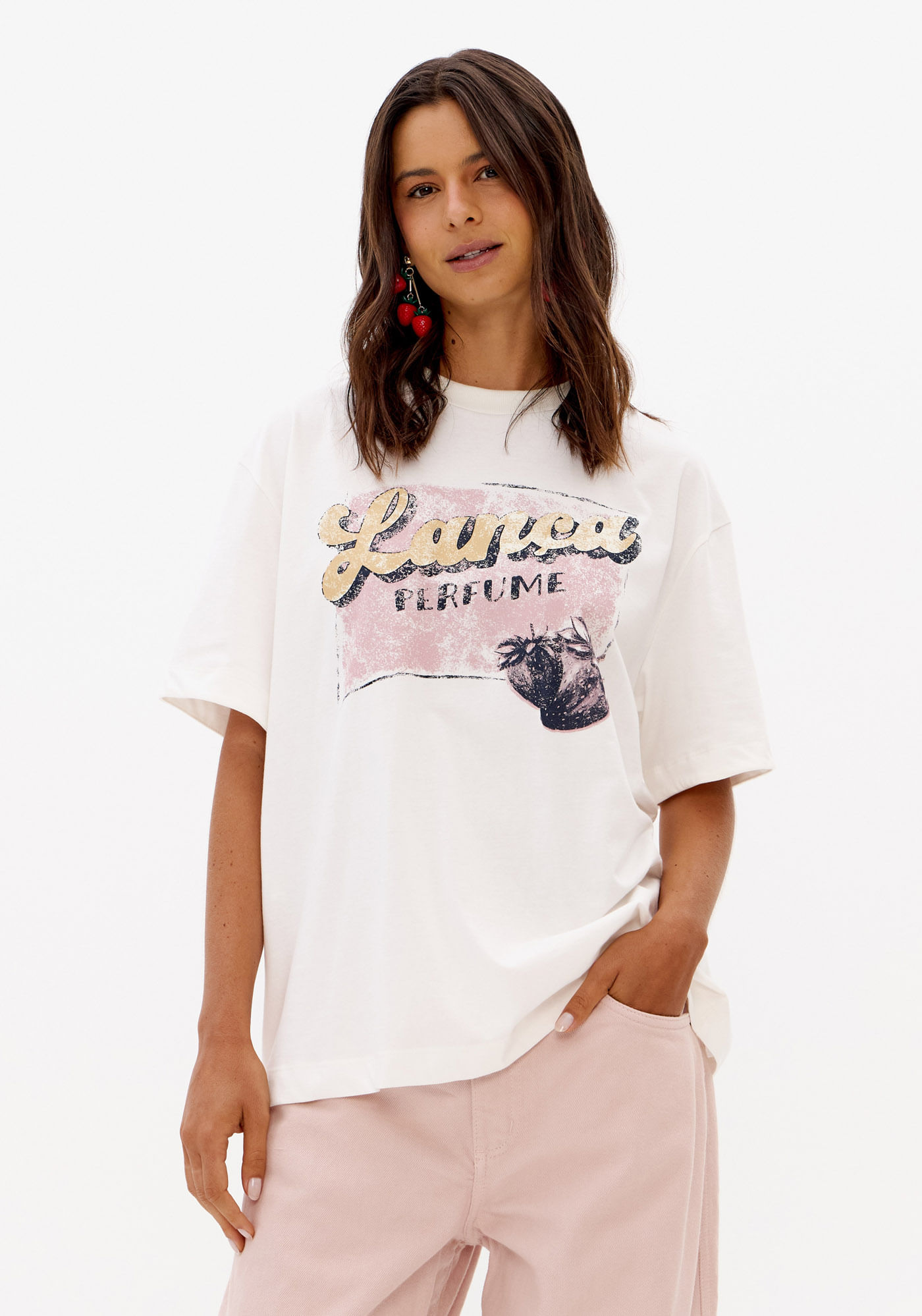 T-shirt Oversized Com Silk