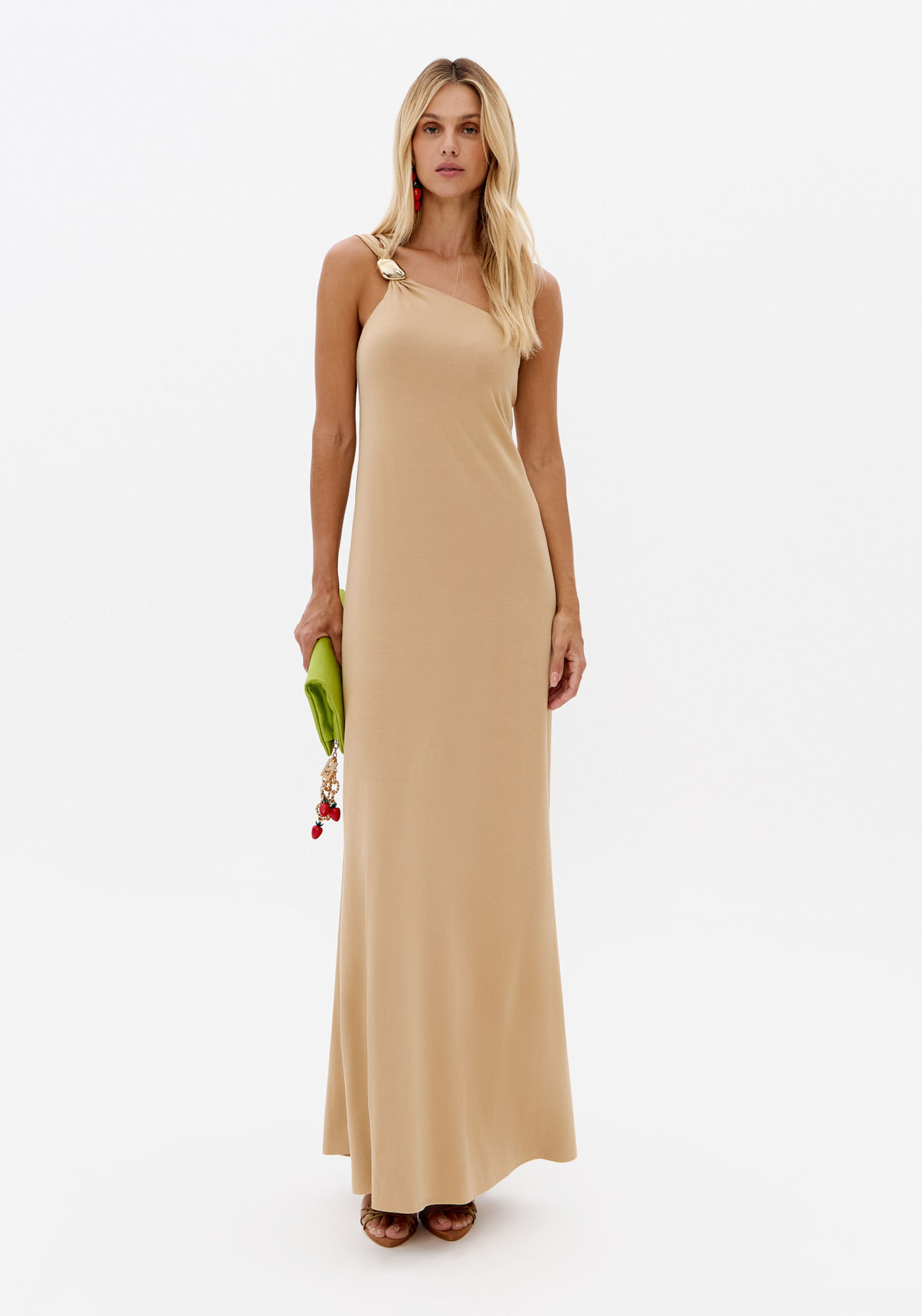 Vestido Longo Ombro Único