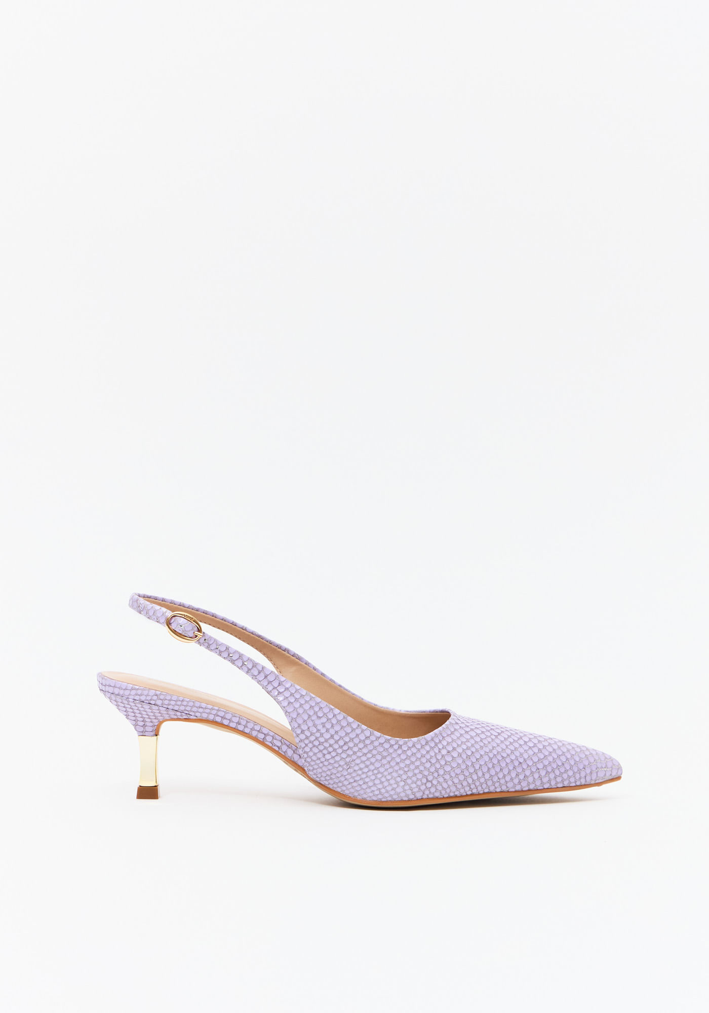 Scarpin Slinback Salto Banhado