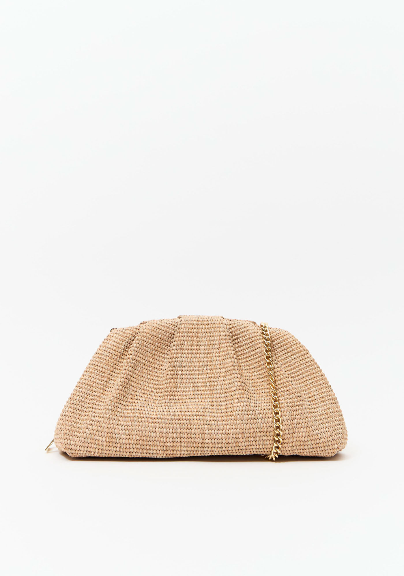 Bolsa Clutch Palha Com Pingente Lp