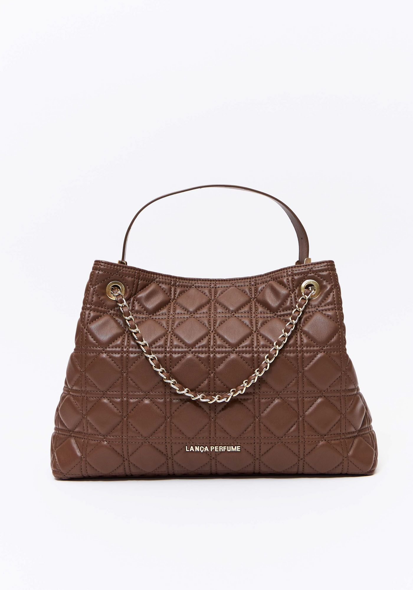 Bolsa Shopping Matelassê E Enfeite