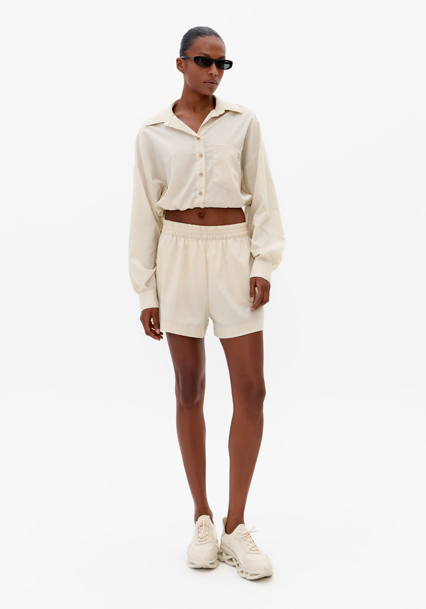 Short Boxer Cintura Alta